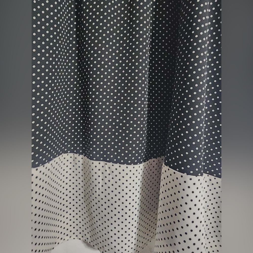 Maurices Black and Ivory Polka Dotted Maxi Dress - Picture 3 of 4